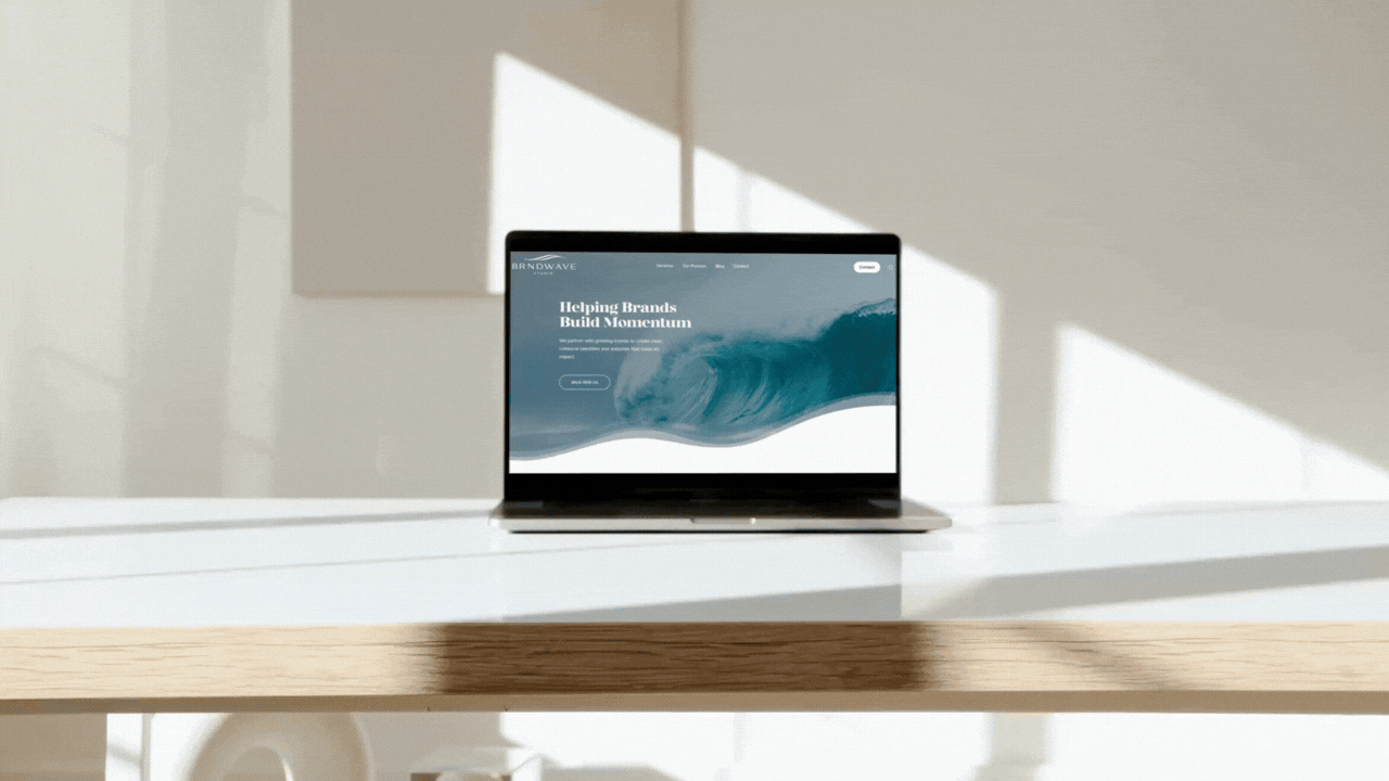 website mockup