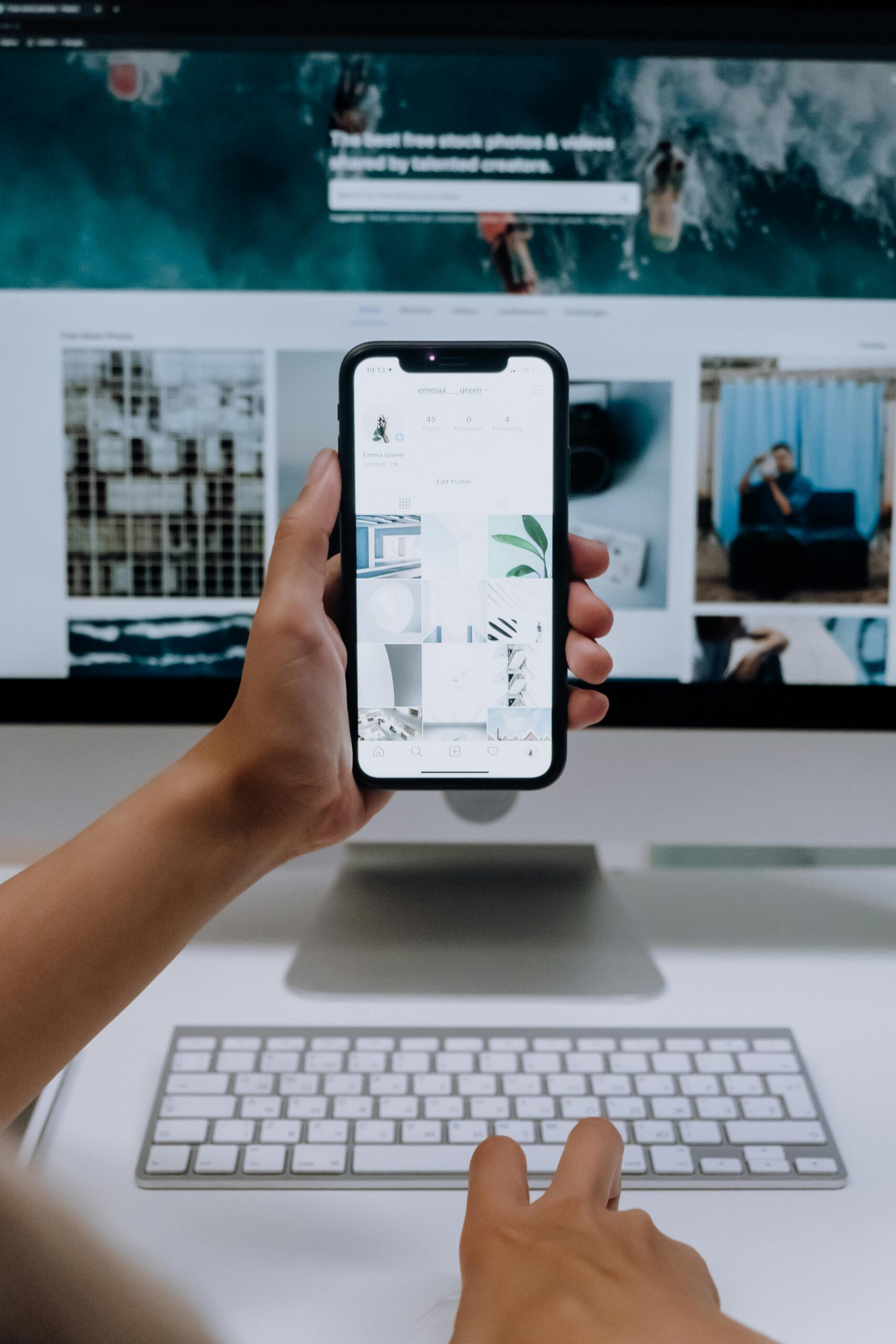 mobile and desktop website